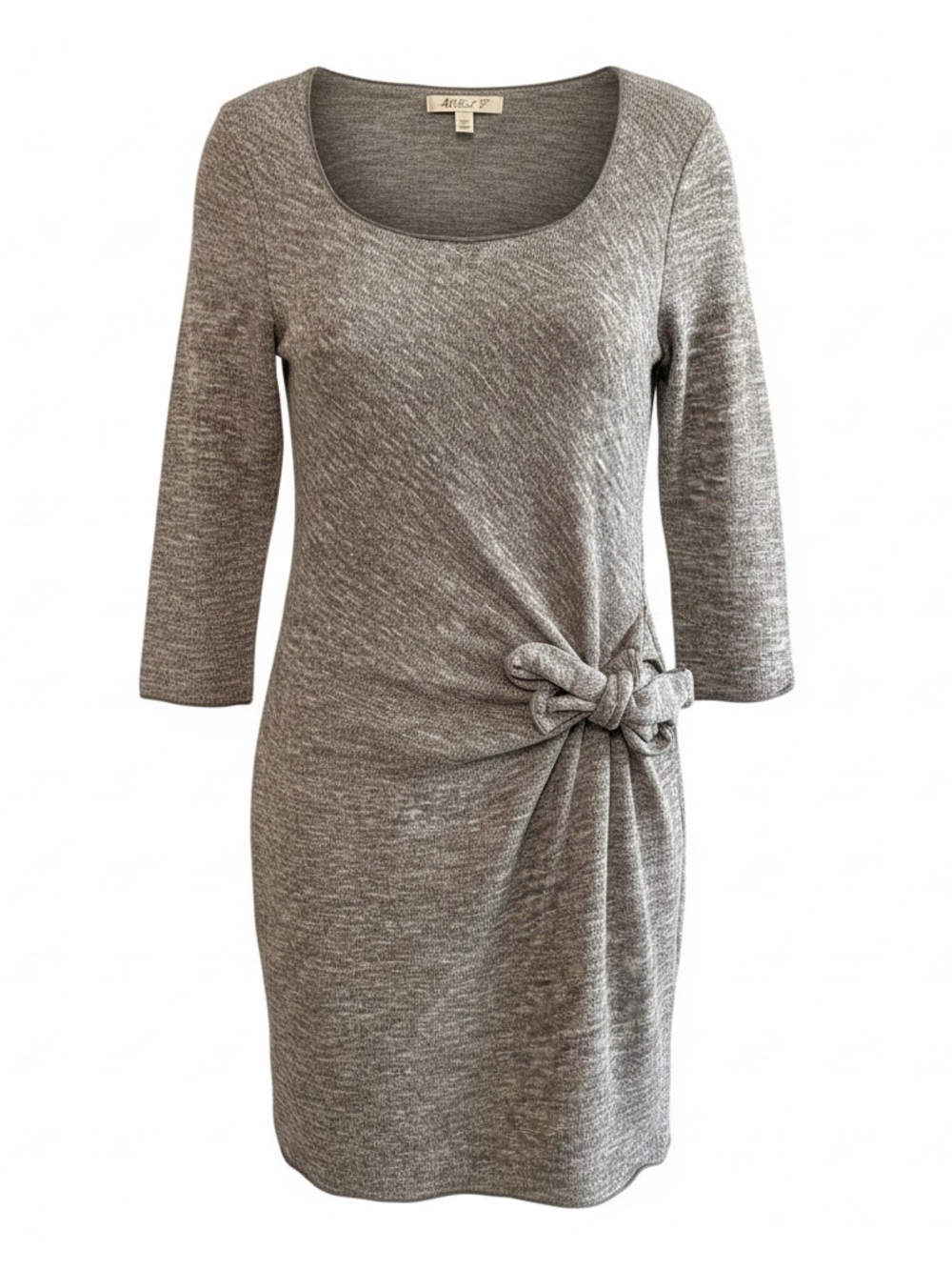 New with tag M.S.S.P. Womens Gray summer spring wedding guest dress cinch medium